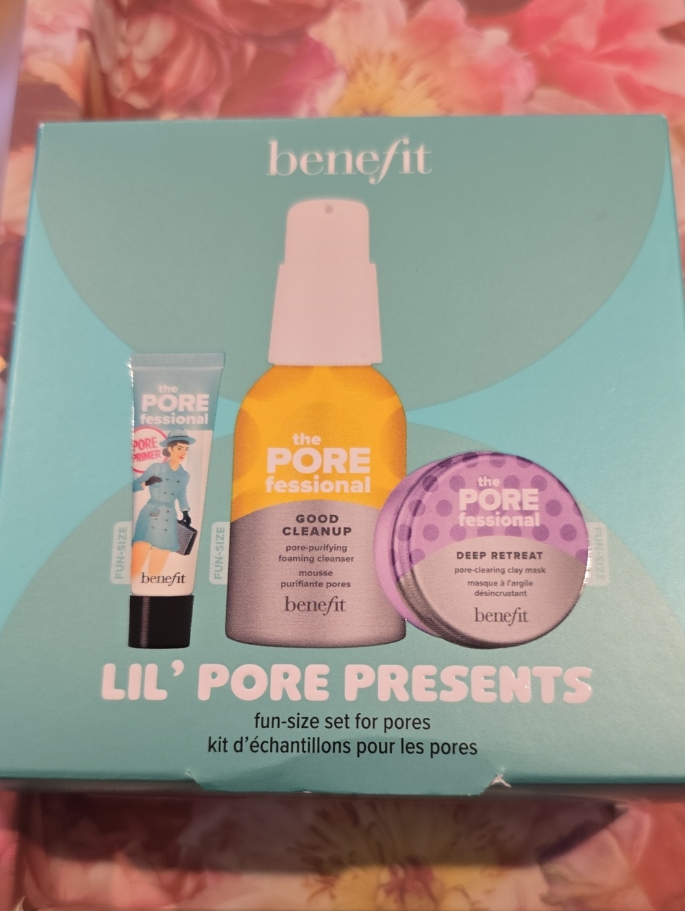 BENEFIT THE POREFESSIONAL LIL' PORE 3 PIECE SKINCARE SET.